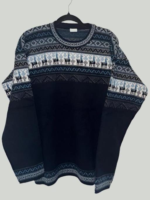 Alpaca Sweater Blue